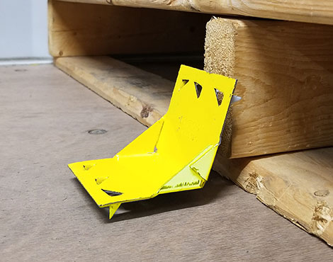 Cargo Restraint Device for Wood Floors